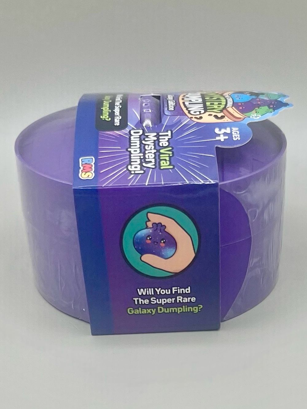 RMS Mystery Dumpling Galaxy Edition - Purple 4” Bun Squishy Crazy Fun VIRAL Toy💜 - Picture 2 of 6